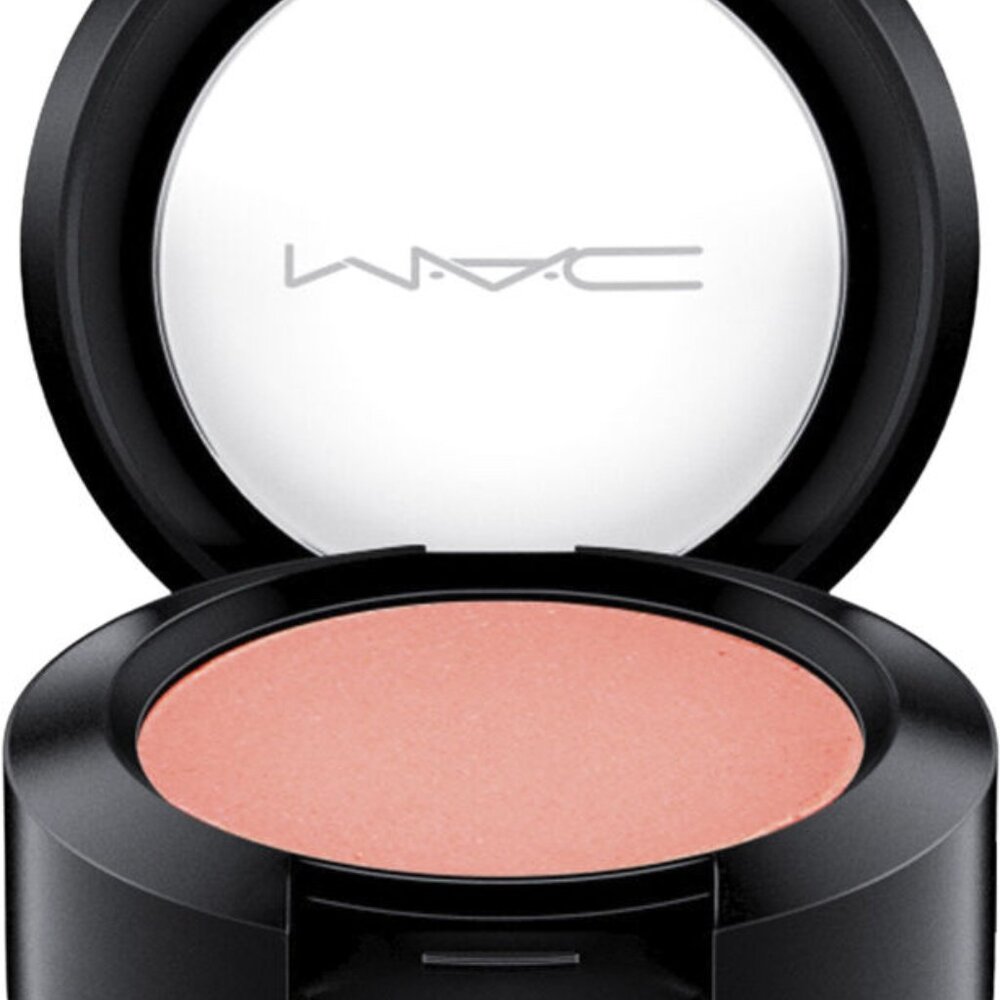 MAC SHELL PEACH eyeshadow NIB Satin neutral nude pink coral natural - Picture 4 of 5